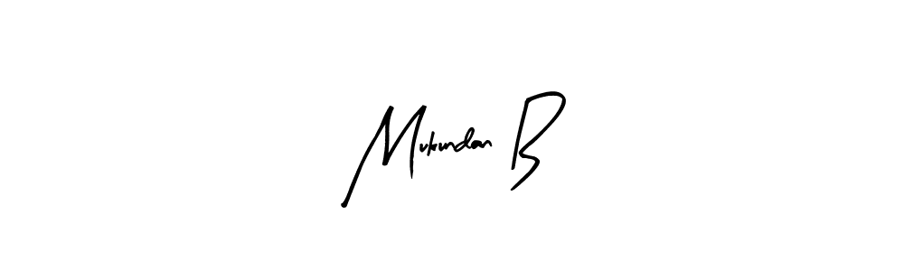 Also we have Mukundan B name is the best signature style. Create professional handwritten signature collection using Arty Signature autograph style. Mukundan B signature style 8 images and pictures png