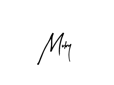 You should practise on your own different ways (Arty Signature) to write your name (Muky) in signature. don't let someone else do it for you. Muky signature style 8 images and pictures png