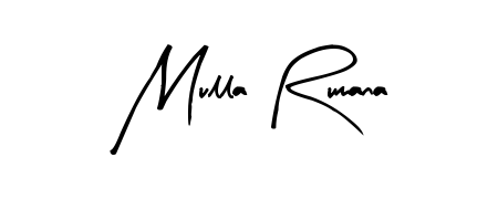 Get inspired by this graceful Arty Signature signature style for name Mulla Rumana. Smooth loops and balanced proportions for everyday use. Mulla Rumana signature style 8 images and pictures png