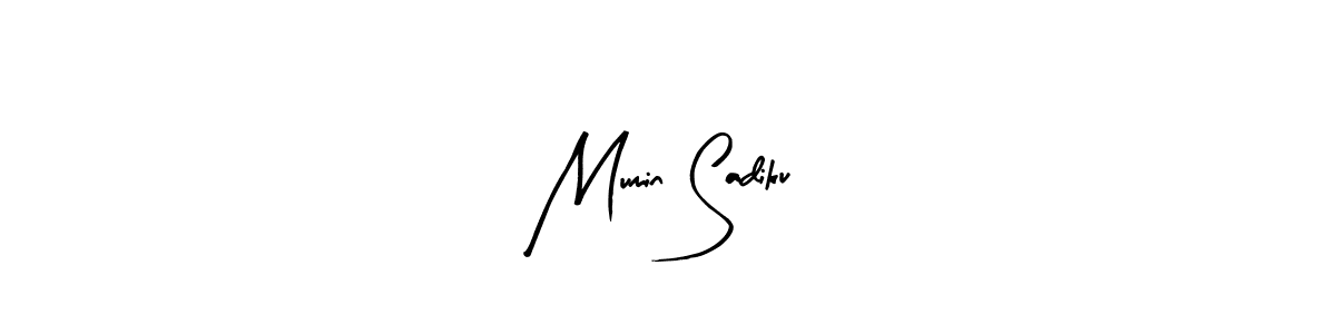 Similarly Arty Signature is the best handwritten signature design. Signature creator online .You can use it as an online autograph creator for name Mumin Sadiku. Mumin Sadiku signature style 8 images and pictures png