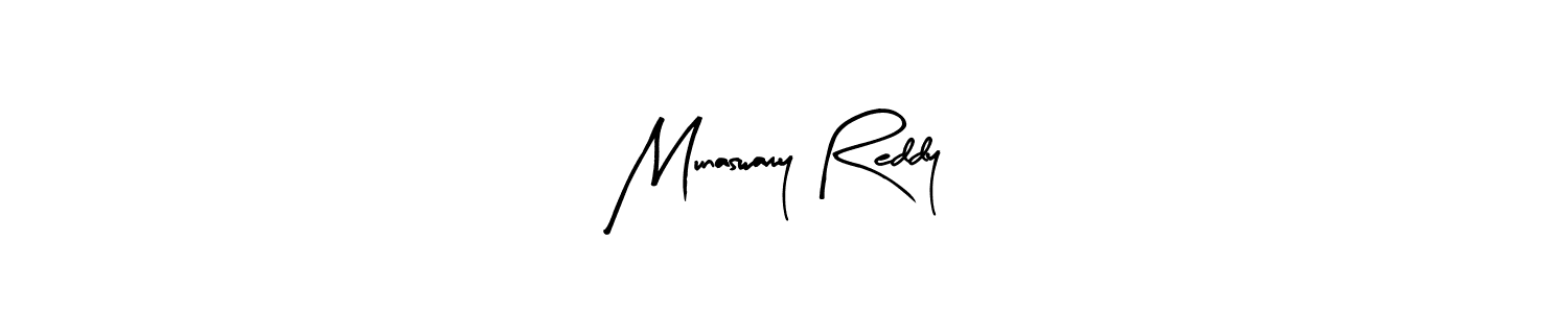 How to make Munaswamy Reddy name signature. Use Arty Signature style for creating short signs online. This is the latest handwritten sign. Munaswamy Reddy signature style 8 images and pictures png