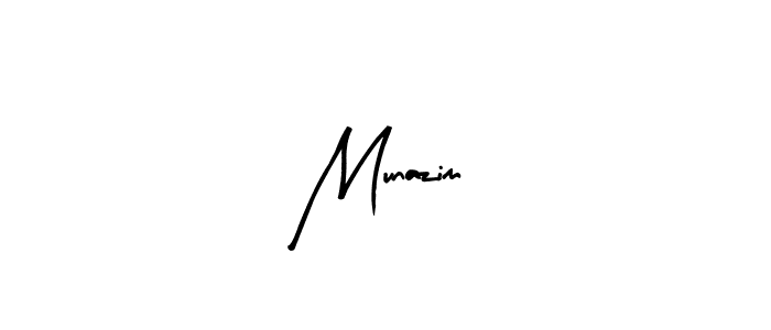 Munazim stylish signature style. Best Handwritten Sign (Arty Signature) for my name. Handwritten Signature Collection Ideas for my name Munazim. Munazim signature style 8 images and pictures png