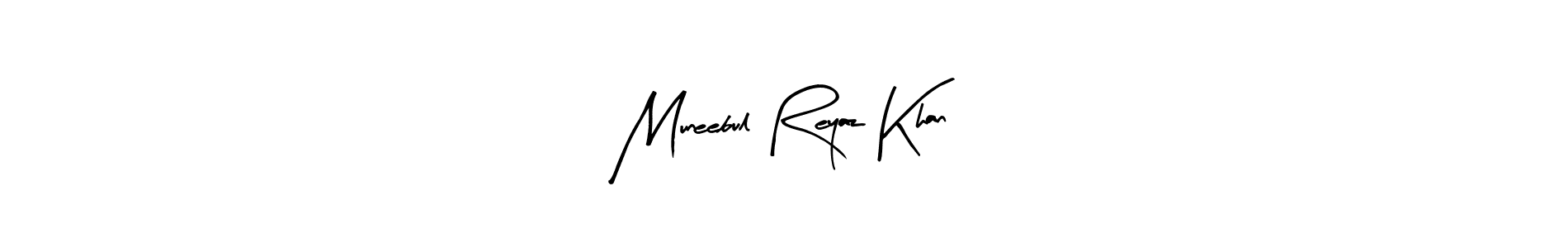 Make a beautiful signature design for name Muneebul Reyaz Khan. Use this online signature maker to create a handwritten signature for free. Muneebul Reyaz Khan signature style 8 images and pictures png