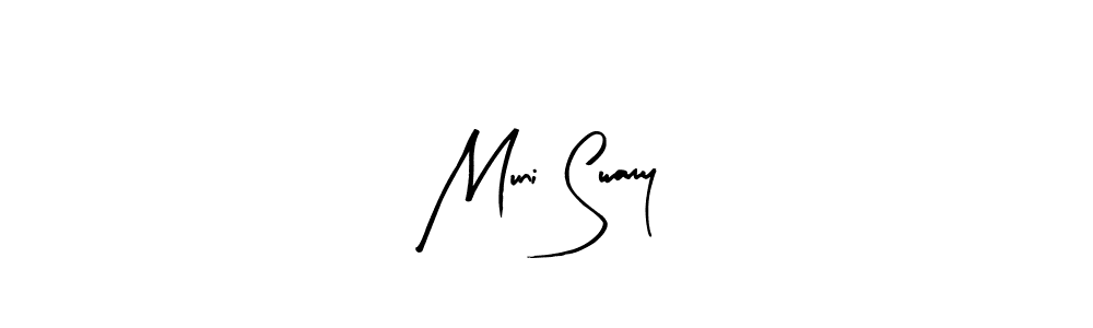 Create a beautiful signature design for name Muni Swamy. With this signature (Arty Signature) fonts, you can make a handwritten signature for free. Muni Swamy signature style 8 images and pictures png