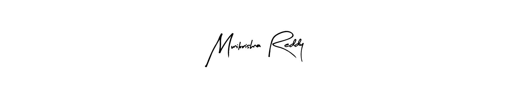 Similarly Arty Signature is the best handwritten signature design. Signature creator online .You can use it as an online autograph creator for name Munikrishna Reddy. Munikrishna Reddy signature style 8 images and pictures png