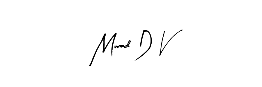 How to Draw Murad D V signature style? Arty Signature is a latest design signature styles for name Murad D V. Murad D V signature style 8 images and pictures png