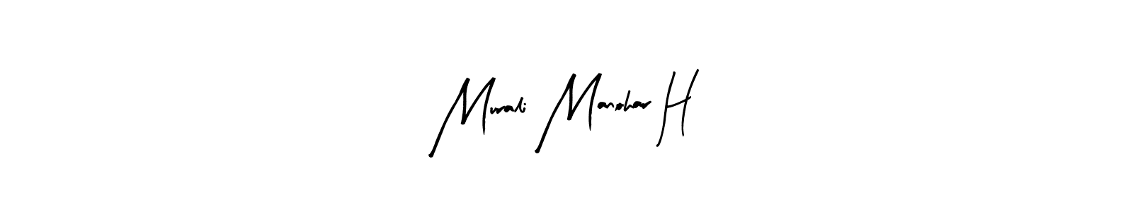 Also we have Murali Manohar H name is the best signature style. Create professional handwritten signature collection using Arty Signature autograph style. Murali Manohar H signature style 8 images and pictures png