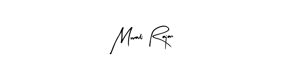 Make a beautiful signature design for name Murali Rajan. Use this online signature maker to create a handwritten signature for free. Murali Rajan signature style 8 images and pictures png