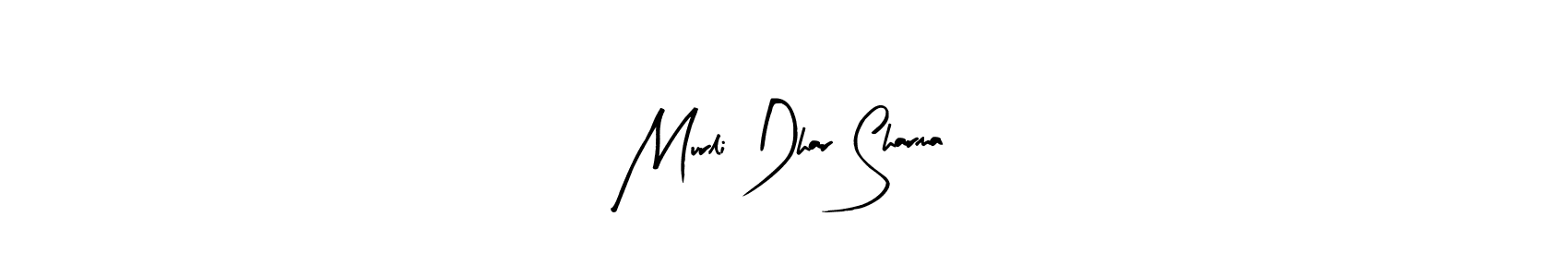 How to make Murli Dhar Sharma name signature. Use Arty Signature style for creating short signs online. This is the latest handwritten sign. Murli Dhar Sharma signature style 8 images and pictures png