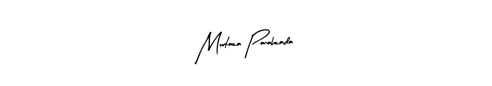 How to make Murtaza Panahzada name signature. Use Arty Signature style for creating short signs online. This is the latest handwritten sign. Murtaza Panahzada signature style 8 images and pictures png