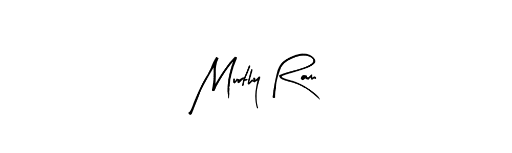 Design your own signature with our free online signature maker. With this signature software, you can create a handwritten (Arty Signature) signature for name Murthy Ram. Murthy Ram signature style 8 images and pictures png