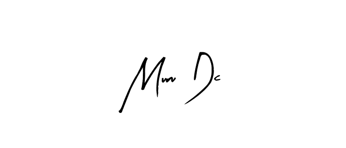 Use a signature maker to create a handwritten signature online. With this signature software, you can design (Arty Signature) your own signature for name Muru Dc. Muru Dc signature style 8 images and pictures png