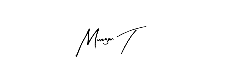 Arty Signature is a professional signature style that is perfect for those who want to add a touch of class to their signature. It is also a great choice for those who want to make their signature more unique. Get Murugan T name to fancy signature for free. Murugan T signature style 8 images and pictures png