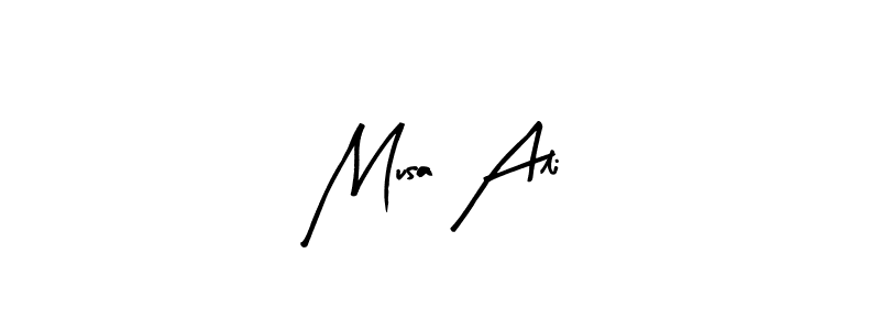 if you are searching for the best signature style for your name Musa Ali. so please give up your signature search. here we have designed multiple signature styles  using Arty Signature. Musa Ali signature style 8 images and pictures png