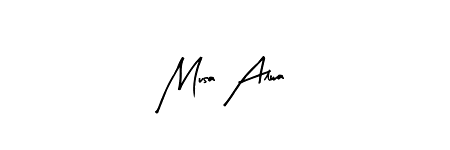 It looks lik you need a new signature style for name Musa Alwa. Design unique handwritten (Arty Signature) signature with our free signature maker in just a few clicks. Musa Alwa signature style 8 images and pictures png