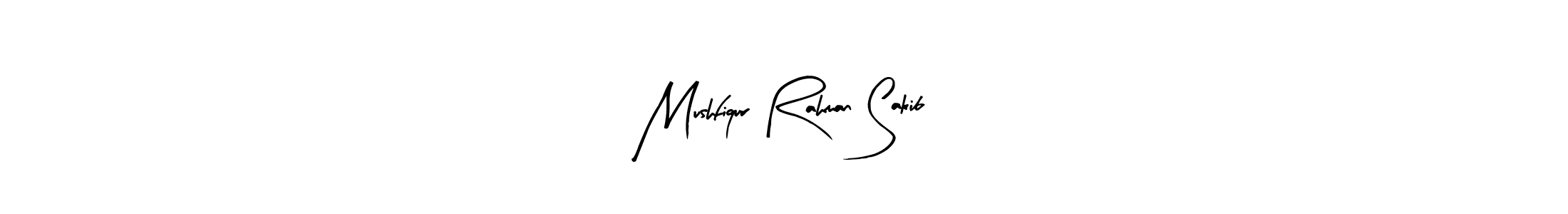 Similarly Arty Signature is the best handwritten signature design. Signature creator online .You can use it as an online autograph creator for name Mushfiqur Rahman Sakib. Mushfiqur Rahman Sakib signature style 8 images and pictures png