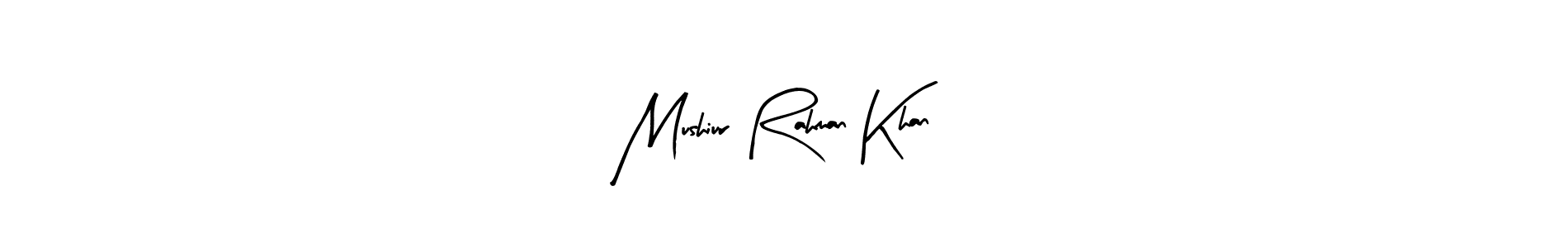 Use a signature maker to create a handwritten signature online. With this signature software, you can design (Arty Signature) your own signature for name Mushiur Rahman Khan. Mushiur Rahman Khan signature style 8 images and pictures png