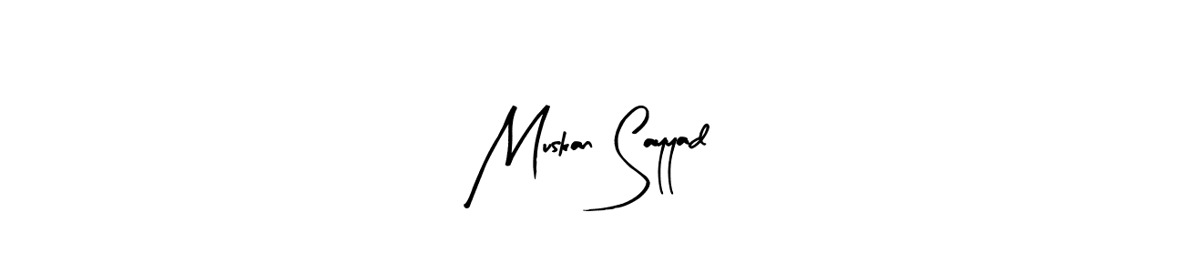 You should practise on your own different ways (Arty Signature) to write your name (Muskan Sayyad) in signature. don't let someone else do it for you. Muskan Sayyad signature style 8 images and pictures png