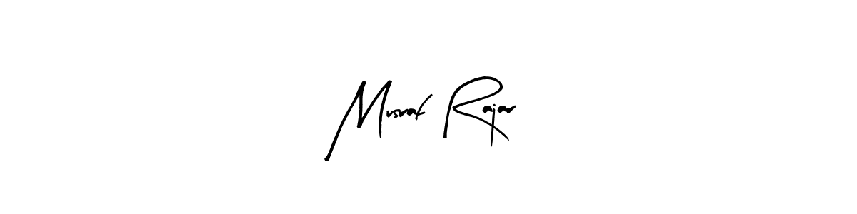 You can use this online signature creator to create a handwritten signature for the name Musraf Rajar. This is the best online autograph maker. Musraf Rajar signature style 8 images and pictures png