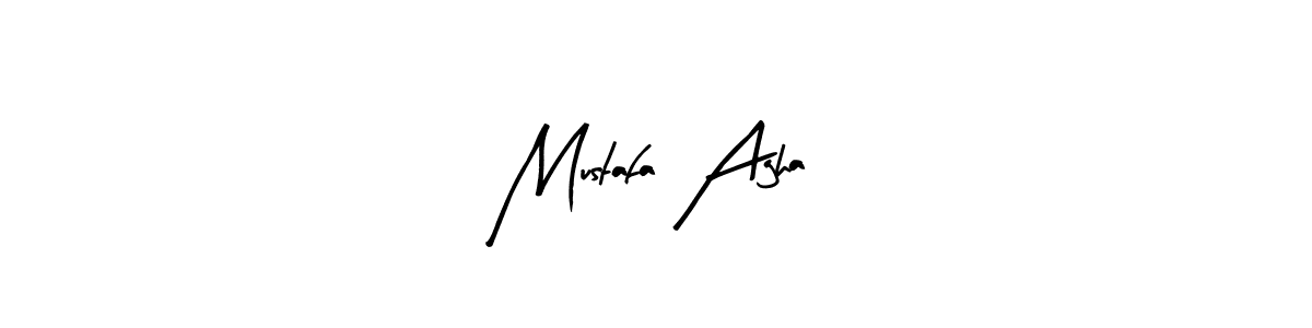 How to make Mustafa Agha signature? Arty Signature is a professional autograph style. Create handwritten signature for Mustafa Agha name. Mustafa Agha signature style 8 images and pictures png