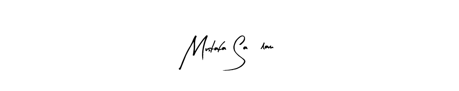 How to make Mustafa SaĞlam name signature. Use Arty Signature style for creating short signs online. This is the latest handwritten sign. Mustafa SaĞlam signature style 8 images and pictures png