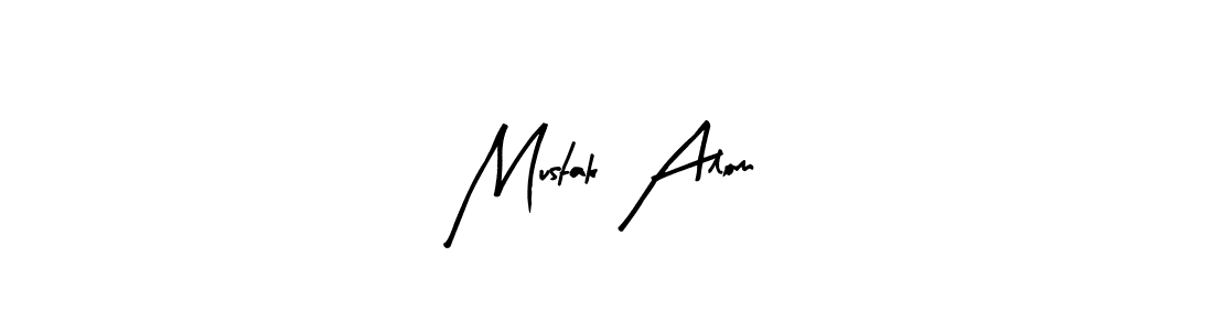 Also You can easily find your signature by using the search form. We will create Mustak Alom name handwritten signature images for you free of cost using Arty Signature sign style. Mustak Alom signature style 8 images and pictures png