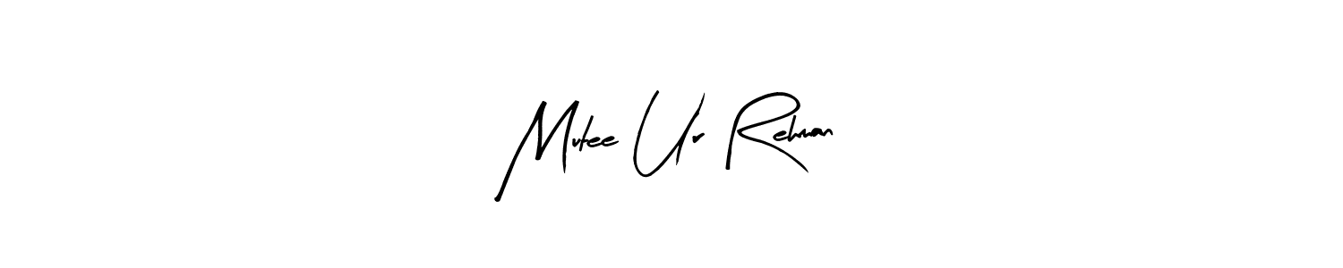 Similarly Arty Signature is the best handwritten signature design. Signature creator online .You can use it as an online autograph creator for name Mutee Ur Rehman. Mutee Ur Rehman signature style 8 images and pictures png