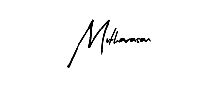 Create a personalized artistic stamp with Mutharasan in Arty Signature font. Perfect for visual artists, designers, and influencers. Mutharasan signature style 8 images and pictures png