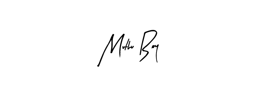 How to make Muthu Boy signature? Arty Signature is a professional autograph style. Create handwritten signature for Muthu Boy name. Muthu Boy signature style 8 images and pictures png