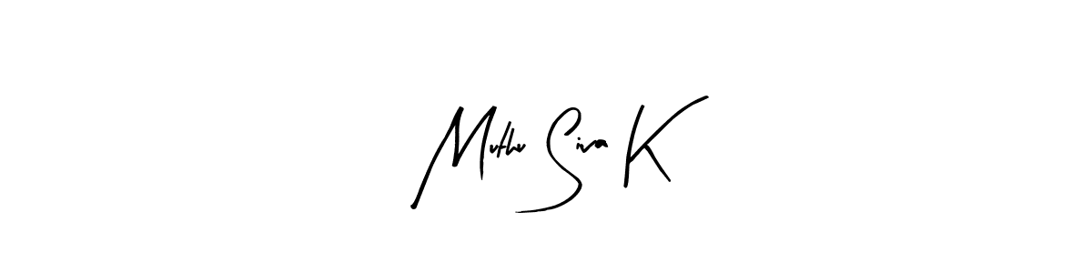 You should practise on your own different ways (Arty Signature) to write your name (Muthu Siva K) in signature. don't let someone else do it for you. Muthu Siva K signature style 8 images and pictures png