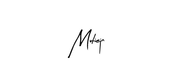 Use a signature maker to create a handwritten signature online. With this signature software, you can design (Arty Signature) your own signature for name Mutiejn. Mutiejn signature style 8 images and pictures png