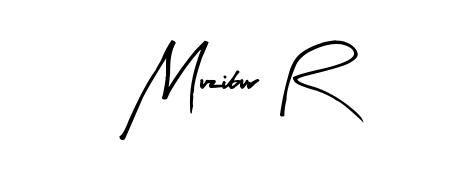 Muzibur R stylish signature style. Best Handwritten Sign (Arty Signature) for my name. Handwritten Signature Collection Ideas for my name Muzibur R. Muzibur R signature style 8 images and pictures png