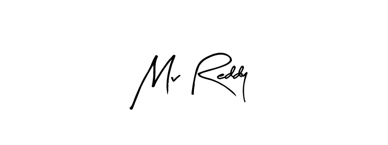 Also we have Mv Reddy name is the best signature style. Create professional handwritten signature collection using Arty Signature autograph style. Mv Reddy signature style 8 images and pictures png