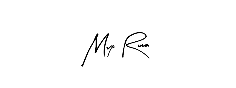 Similarly Arty Signature is the best handwritten signature design. Signature creator online .You can use it as an online autograph creator for name Mvp Ruma. Mvp Ruma signature style 8 images and pictures png