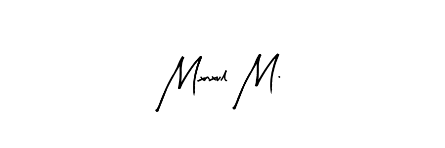 How to make Mxnxul M. signature? Arty Signature is a professional autograph style. Create handwritten signature for Mxnxul M. name. Mxnxul M. signature style 8 images and pictures png