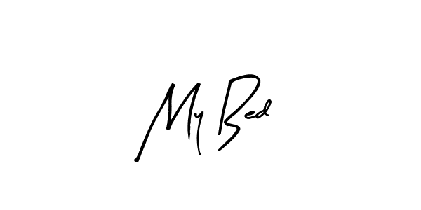 How to make My Bed signature? Arty Signature is a professional autograph style. Create handwritten signature for My Bed name. My Bed signature style 8 images and pictures png