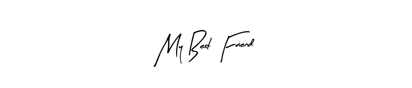 Create a beautiful signature design for name My Best Friend. With this signature (Arty Signature) fonts, you can make a handwritten signature for free. My Best Friend signature style 8 images and pictures png