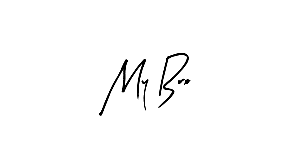 How to Draw My Bro signature style? Arty Signature is a latest design signature styles for name My Bro. My Bro signature style 8 images and pictures png