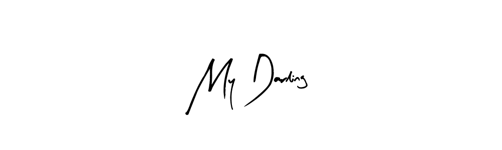 How to make My Darling name signature. Use Arty Signature style for creating short signs online. This is the latest handwritten sign. My Darling signature style 8 images and pictures png