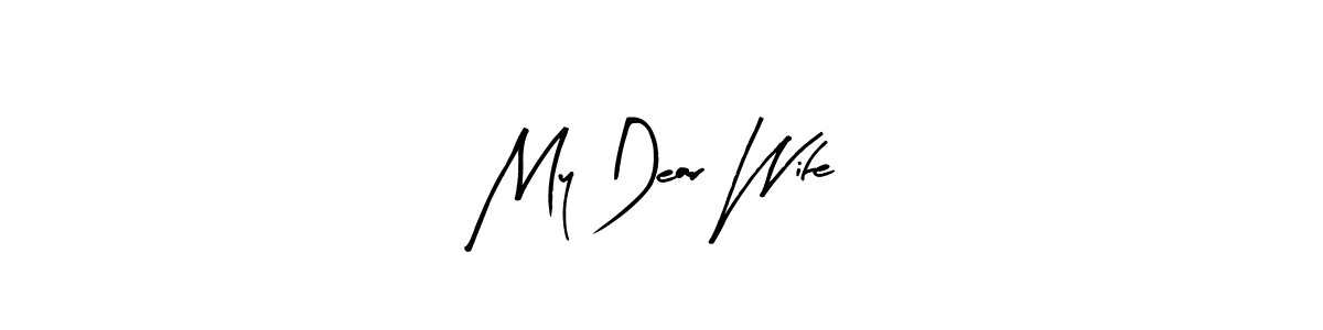 Here are the top 10 professional signature styles for the name My Dear Wife. These are the best autograph styles you can use for your name. My Dear Wife signature style 8 images and pictures png