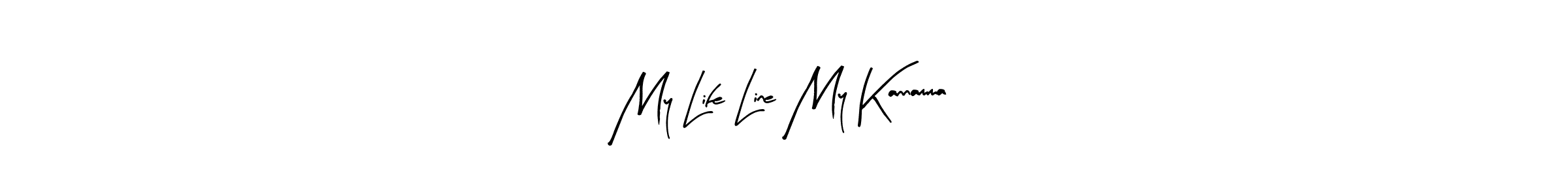 How to make My Life Line My Kannamma name signature. Use Arty Signature style for creating short signs online. This is the latest handwritten sign. My Life Line My Kannamma signature style 8 images and pictures png