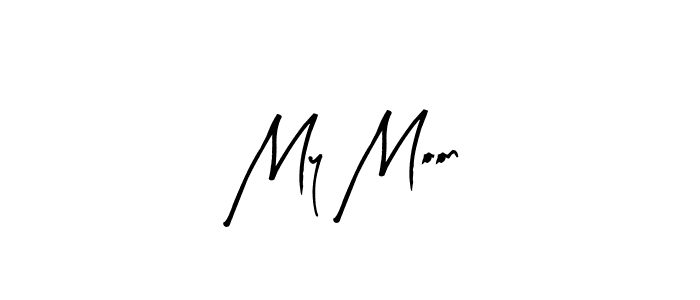 Use a signature maker to create a handwritten signature online. With this signature software, you can design (Arty Signature) your own signature for name My Moon. My Moon signature style 8 images and pictures png