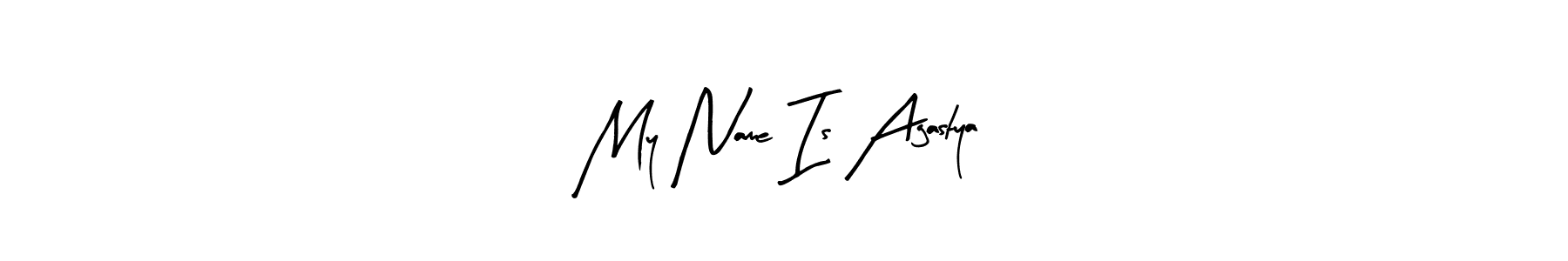 You can use this online signature creator to create a handwritten signature for the name My Name Is Agastya. This is the best online autograph maker. My Name Is Agastya signature style 8 images and pictures png