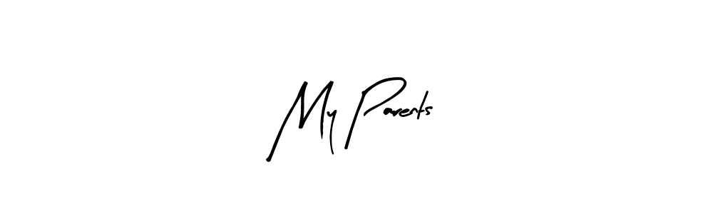 Similarly Arty Signature is the best handwritten signature design. Signature creator online .You can use it as an online autograph creator for name My Parents. My Parents signature style 8 images and pictures png