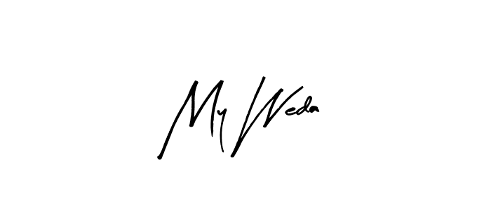 My Weda stylish signature style. Best Handwritten Sign (Arty Signature) for my name. Handwritten Signature Collection Ideas for my name My Weda. My Weda signature style 8 images and pictures png