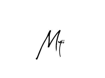 Similarly Arty Signature is the best handwritten signature design. Signature creator online .You can use it as an online autograph creator for name Myii. Myii signature style 8 images and pictures png