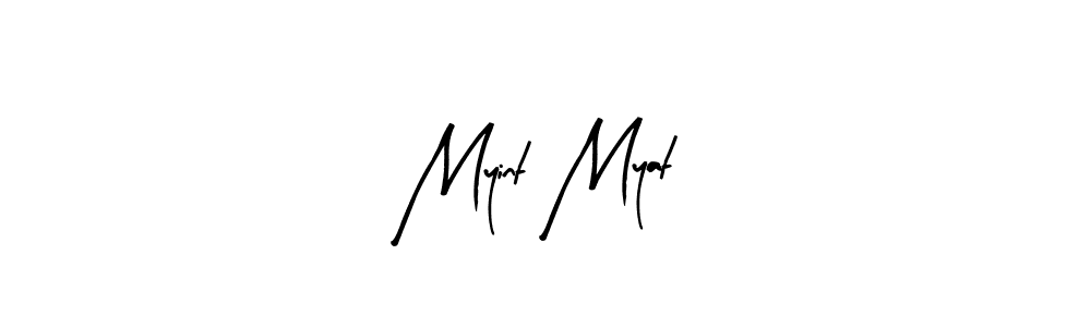 Create a beautiful signature design for name Myint Myat. With this signature (Arty Signature) fonts, you can make a handwritten signature for free. Myint Myat signature style 8 images and pictures png