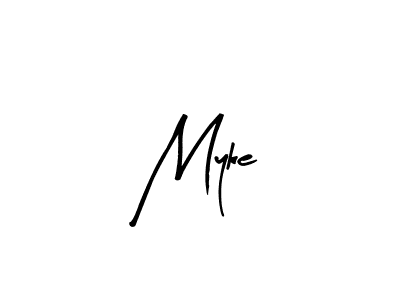 Similarly Arty Signature is the best handwritten signature design. Signature creator online .You can use it as an online autograph creator for name Myke. Myke signature style 8 images and pictures png