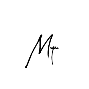 Also we have Mym name is the best signature style. Create professional handwritten signature collection using Arty Signature autograph style. Mym signature style 8 images and pictures png