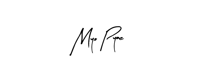 Also You can easily find your signature by using the search form. We will create Myo Pyae name handwritten signature images for you free of cost using Arty Signature sign style. Myo Pyae signature style 8 images and pictures png